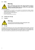 Preview for 8 page of DR. BENDER BELUGA SXC Operating Manual