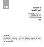 Предварительный просмотр 4 страницы Dr.Frei A-10 User Manual