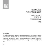 Предварительный просмотр 74 страницы Dr.Frei A-10 User Manual