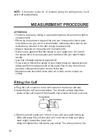 Предварительный просмотр 14 страницы Dr.Frei M-300A User Manual