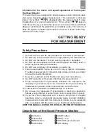 Preview for 9 page of Dr.Frei M-500A User Manual