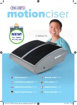 Preview for 1 page of DR-HO'S MotionCiser User Manual