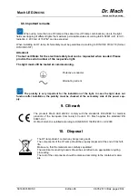 Предварительный просмотр 28 страницы Dr. Mach LED 2MC Instructions For Use Manual