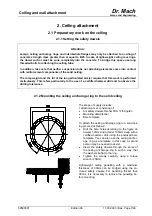 Предварительный просмотр 7 страницы Dr. Mach Mach 130 Mounting Instructions