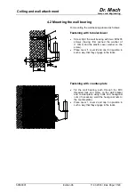 Предварительный просмотр 17 страницы Dr. Mach Mach 130 Mounting Instructions