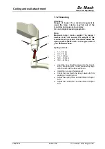 Предварительный просмотр 31 страницы Dr. Mach Mach 130 Mounting Instructions