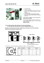 Preview for 12 page of Dr. Mach Mach 380 Mounting Instructions, Directions For Use