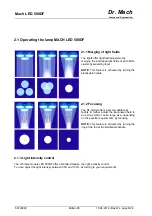 Preview for 8 page of Dr. Mach Mach LED 500DF Operating Instructions Manual