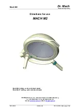 Dr. Mach Mach M2 Series Directions For Use Manual preview