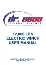 Dr. Nano 12,000 LBS User Manual preview