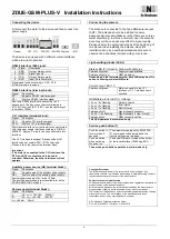 Preview for 2 page of Dr. Neuhaus ZDUE-GSM-PLUS-V Installation Instructions