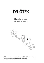 Preview for 1 page of DR.ÖTEK MT9 User Manual