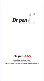 Dr. pen A6S User Manual preview