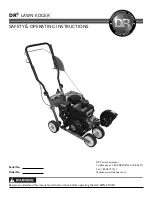 DR Power DR LAWN EDGER Safety & Operating Instructions Manual preview