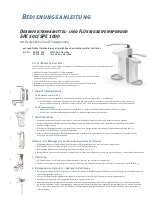 Preview for 2 page of DR.SCHUMACHER SPE 500 Operating Instructions