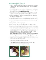 Preview for 3 page of Dr. Squeezy GreenQueen Owner'S Manual