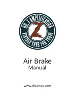 Preview for 1 page of DR. Z Amplification Air Brake Manual