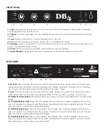 Preview for 4 page of DR. Z Amplification DB4 ZA-40 Instruction Manual