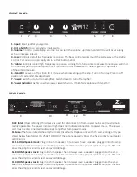 Preview for 4 page of DR. Z Amplification M-12 ZA-33 Manual