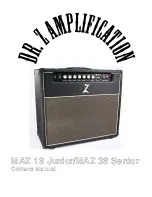 DR. Z Amplification MAZ 18 Junior Owner'S Manual preview