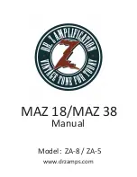 DR. Z Amplification MAZ 18 Instruction Manual preview