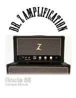 DR. Z Amplification Route 66 Owner'S Manual preview