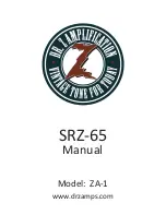 DR. Z Amplification SRZ-65 Manual preview