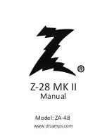 Preview for 1 page of DR. Z Amplification Z-28 MK II Manual