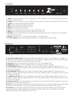 Предварительный просмотр 4 страницы DR. Z Amplification Z-PLUS ZA-43 User Manual