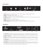 Preview for 4 page of DR. Z Amplification z-verb ZA-28 User Manual