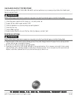 Preview for 28 page of DR 1/2 TON VERSA TRAILER Safety & Operating Instructions Manual