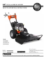 DR 10.5HP PRO-26 Safety & Operating Instructions Manual preview