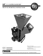 Preview for 1 page of DR 11.5 Chipper Shredder Safety & Operating Instructions Manual