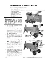 Preview for 14 page of DR 4-TON ELECTRIC WOOD SPLITTER Safety & Operating Instructions Manual