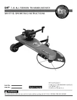 Preview for 1 page of DR 7.25 ALL-TERRAIN TRIMMER/MOWER Safety & Operating Instructions Manual