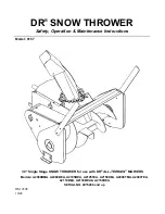 Preview for 1 page of DR 8157 Safety, Operation & Maintenance Instructions