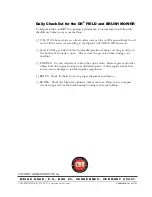 Preview for 46 page of DR ALL-TERRAIN Safety & Operating Instructions Manual