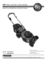 DR CE75021XEN Safety & Operating Instructions Manual preview