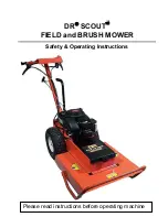 Preview for 1 page of DR DR SCOUT DR SCOUT FIELD and BRUSH MOWER Safety & Operating Instructions Manual