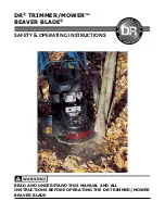 Preview for 1 page of DR DR TRIMMER/MOWERTM BEAVER BLADE Safety & Operating Instructions Manual