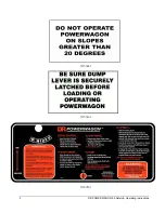 Preview for 6 page of DR POWERWAGON 5.0 Operating Instructions Manual