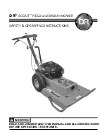 Preview for 1 page of DR SCOUT FIELD and BRUSH MOWER Operating Instructions Manual