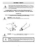 Preview for 2 page of DR TLC18-CHP Operating & Assembly Instruction Manual