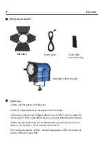 Preview for 4 page of DRACAST DRPL-FL-1500B Operation Instructions Manual