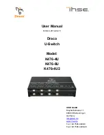 Draco K476-4U User Manual preview