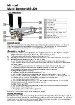 Preview for 2 page of Draco MB 200 Manual