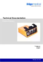 Dräger Medical Oxylog 1000 Technical Documentation Manual preview