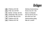 Preview for 1 page of Dräger 6738489 Instructions For Use Manual