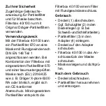 Preview for 3 page of Dräger 6738489 Instructions For Use Manual