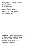 Preview for 24 page of Dräger 6738489 Instructions For Use Manual